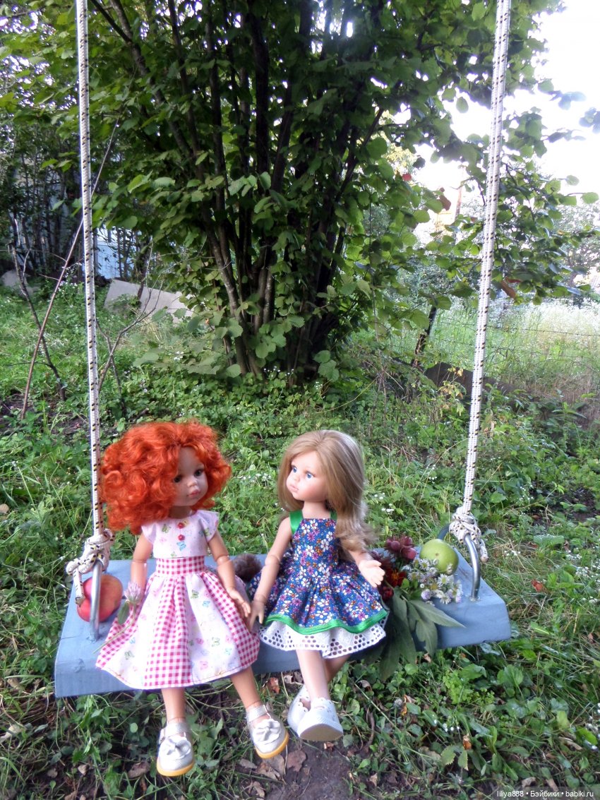 Паола Рейна, Paola Reina, качели, лето, кукла