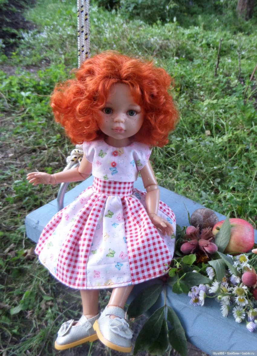 Паола Рейна, Paola Reina, качели, лето, кукла