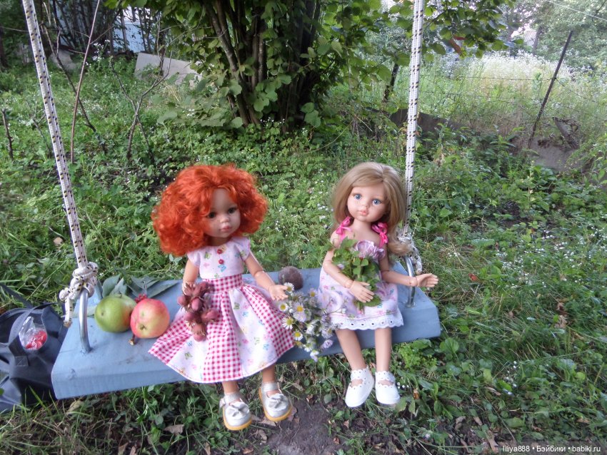 Паола Рейна, Paola Reina, качели, лето, кукла