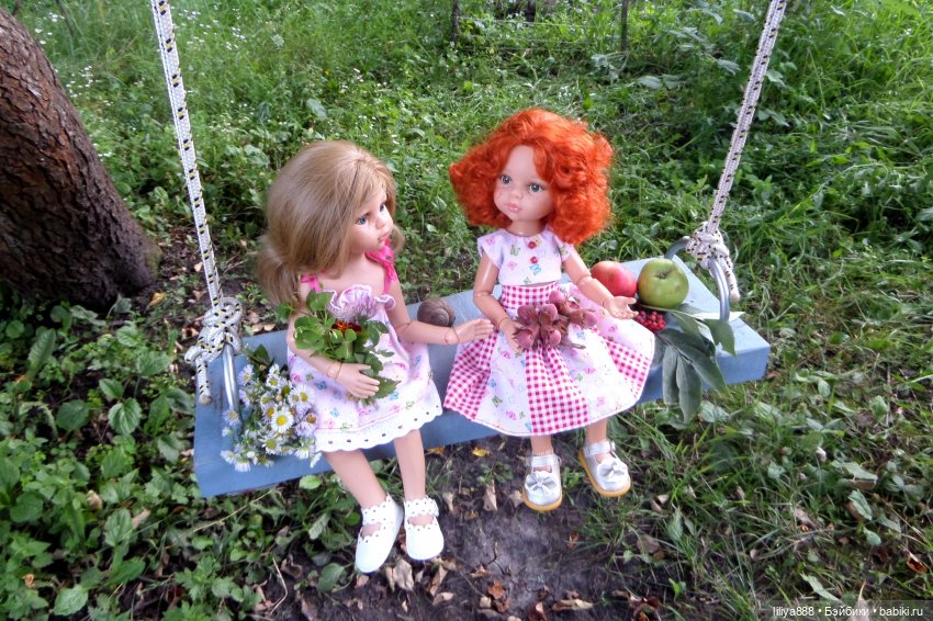 Паола Рейна, Paola Reina, качели, лето, кукла