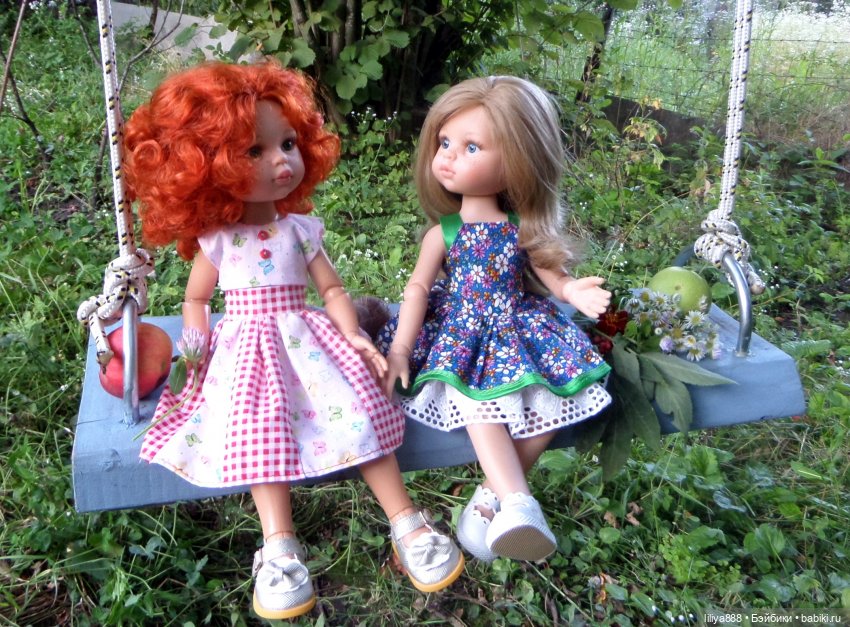Паола Рейна, Paola Reina, качели, лето, кукла