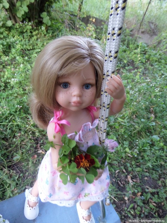 Паола Рейна, качели, лето, кукла, Paola Reina