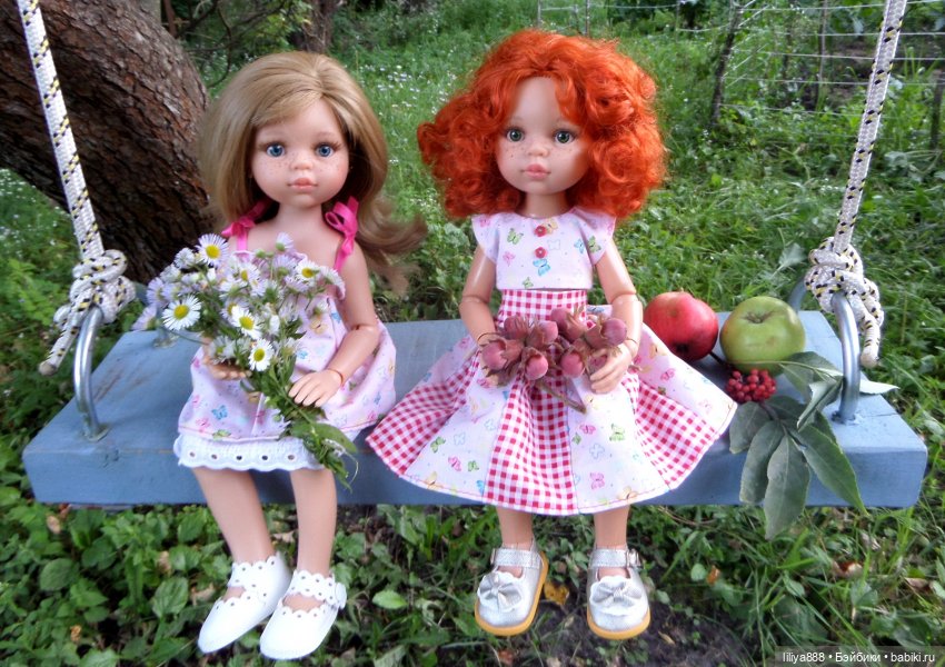 Паола Рейна, Paola Reina, качели, лето, кукла