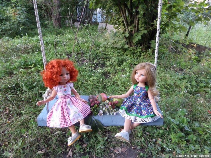 Паола Рейна, Paola Reina, качели, лето, кукла