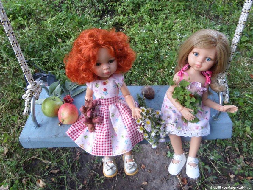 Паола Рейна, Paola Reina, качели, лето, кукла