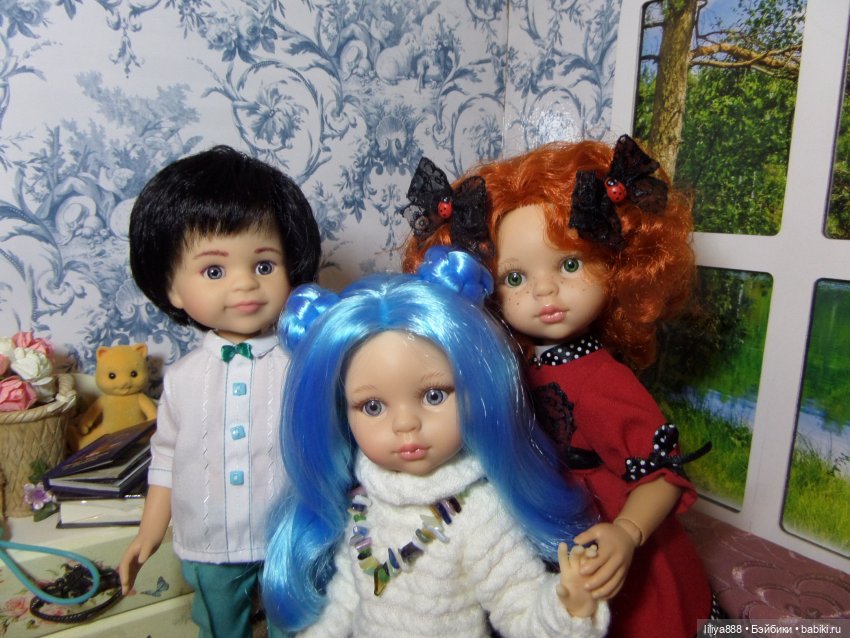 Ещё у нас в друзьях  прототипы  Пьеро и Коломбины. Вот  такие. Зовут Ник и Рия.