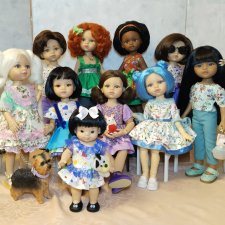 из коллекции "Летний сезон-2023". На кукол Паола Рейна