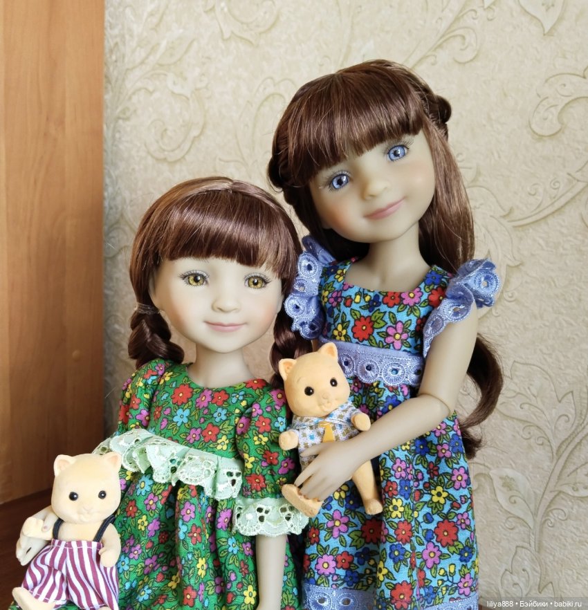 Найди 5 отличий 💙💚 — Одежда и обувь для кукол своими руками: фото
