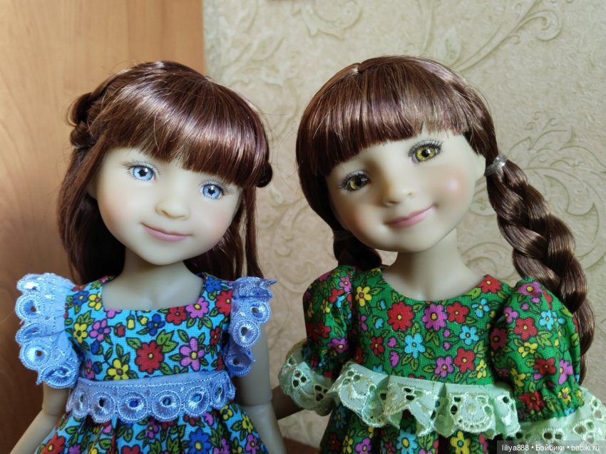 Найди 5 отличий 💙💚 — Одежда и обувь для кукол своими руками: фото (фото 5)