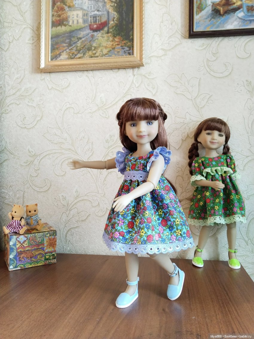 Найди 5 отличий 💙💚 — Одежда и обувь для кукол своими руками: фото