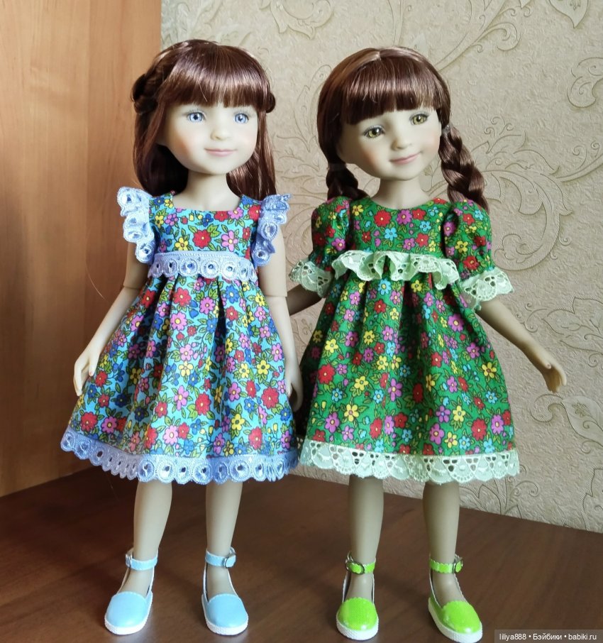 Найди 5 отличий 💙💚 — Одежда и обувь для кукол своими руками: фото