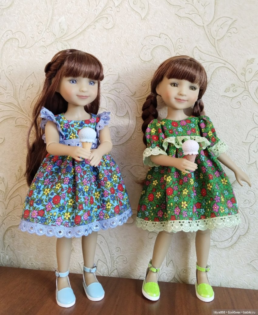 Найди 5 отличий 💙💚 — Одежда и обувь для кукол своими руками: фото (фото 2)