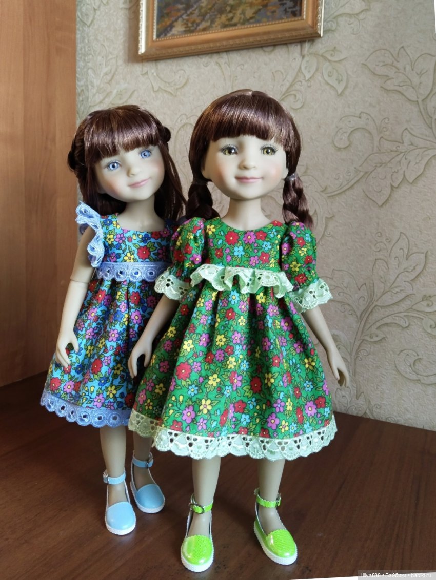 Найди 5 отличий 💙💚 — Одежда и обувь для кукол своими руками: фото