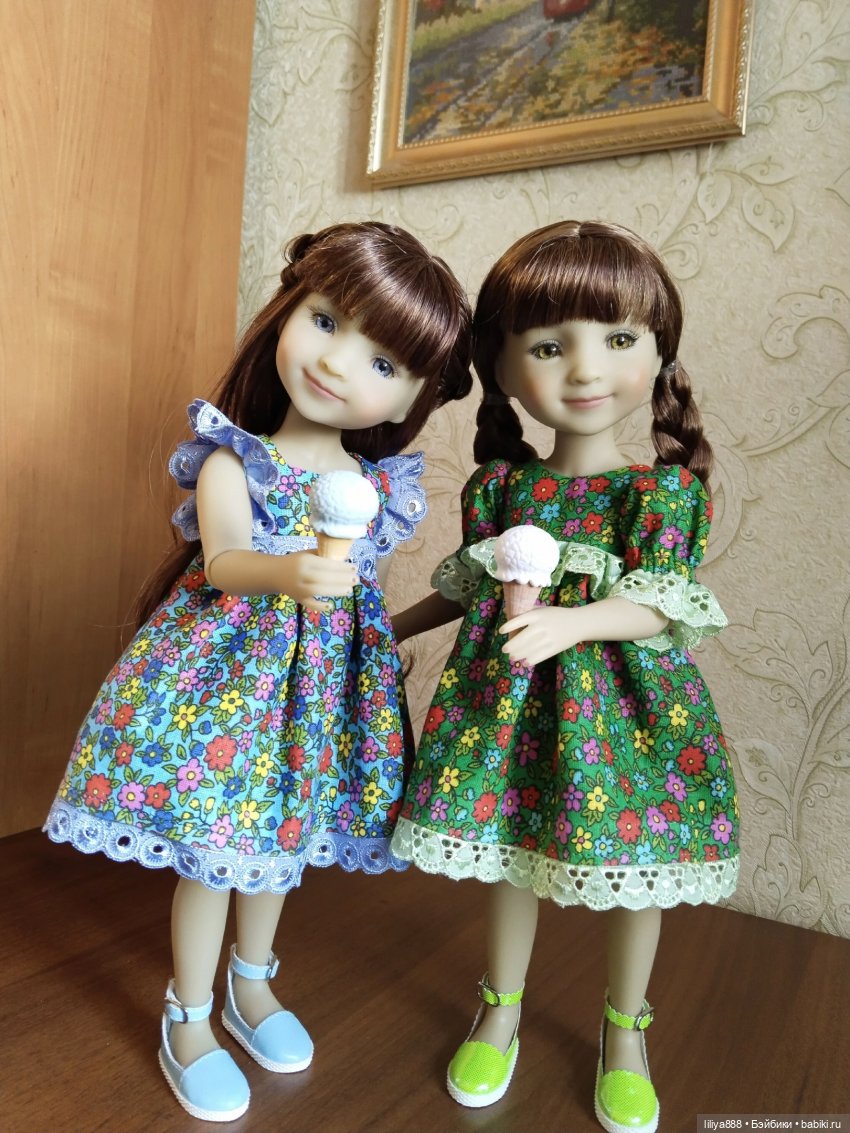 Найди 5 отличий 💙💚 — Одежда и обувь для кукол своими руками: фото