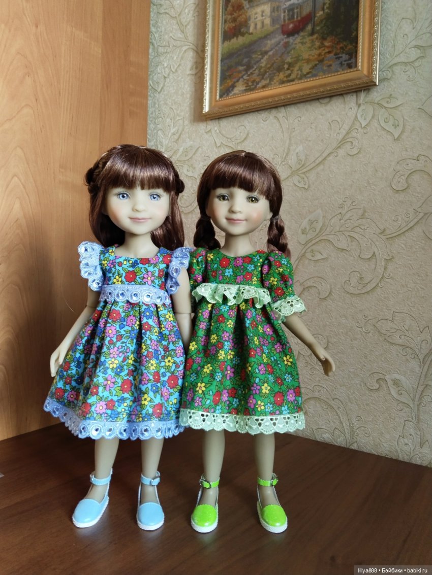 Найди 5 отличий 💙💚 — Одежда и обувь для кукол своими руками: фото