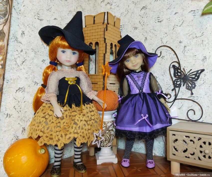 хэлло, хэлло, Хэллоуин 🎃 | Бэйбики Хэлло, хэлло, Хэллоуин 🎃 — Куклы Ruby Red (Руби Ред) Fashion Friends: Siblies (фото 6)
