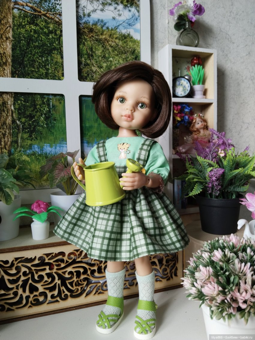 Маленькая цветочница 😊🪻 — Куклы Paola Reina (Паола Рейна): новинки (фото 2)
