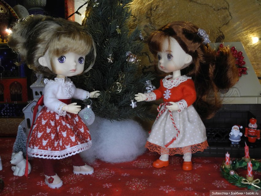 Рождество Лулу и Лотти — Игровые куклы разных производителей (Разное): редкие бренды