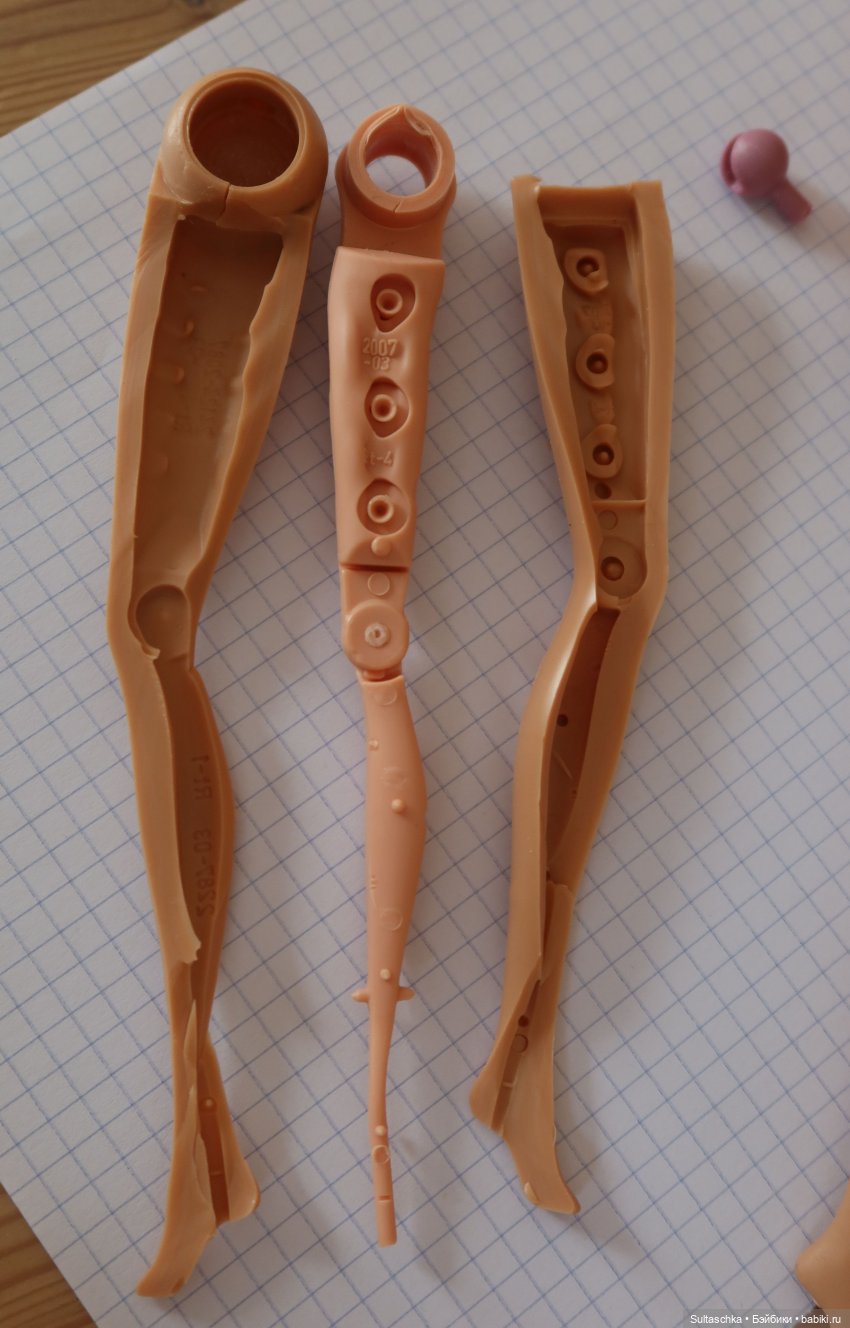 Из чего только сделаны девочки? Кукольные ноги и руки в разрезе. Часть 2 (фото 10)