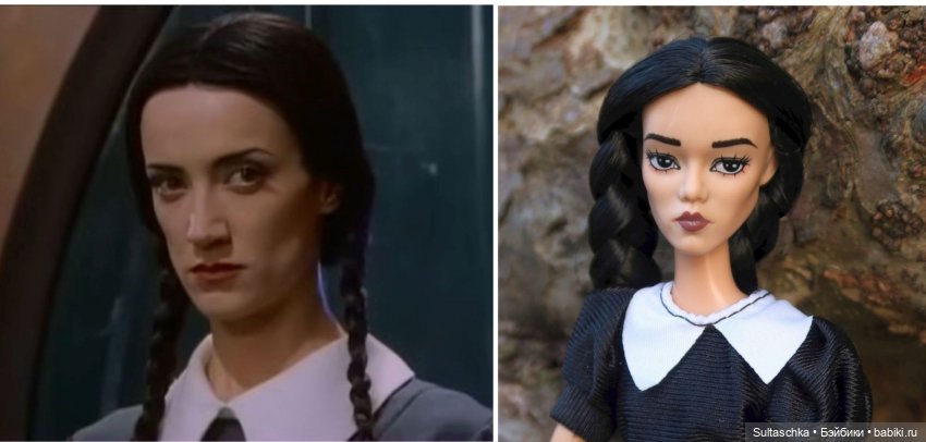 Венсдей Аддамс | Бэйбики Венсдей Аддамс — Аналоги Барби и куклы 1/6: клоны 90