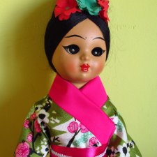 Костюм для ивановской куклы Японки. Реплика