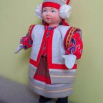 Кукла "Рязаночка". Реплика артельной куклы СССР