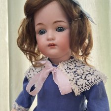 Нежная , домашняя девочка Kestner 214 характерный молд .