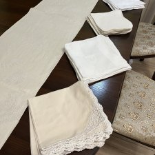 Комплекты винтажных салфеток для шитья винтажным куклам