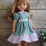 Комбинированное платье на Паола Рейна