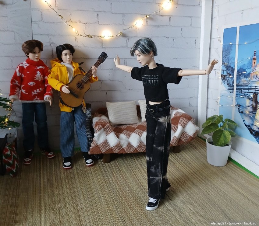 Новогоднее вдохновение — Куклы BTS (БТС) от Mattel: K (фото 9)