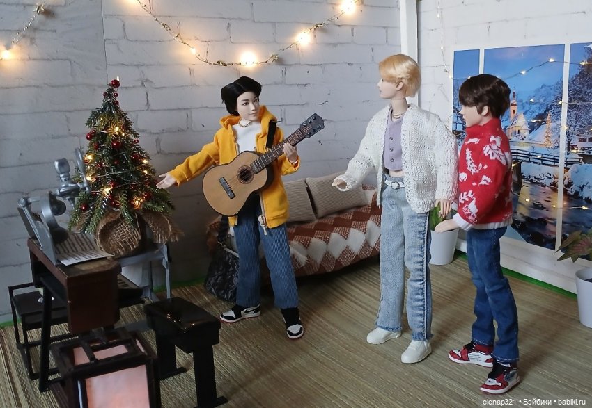 Новогоднее вдохновение — Куклы BTS (БТС) от Mattel: K (фото 4)