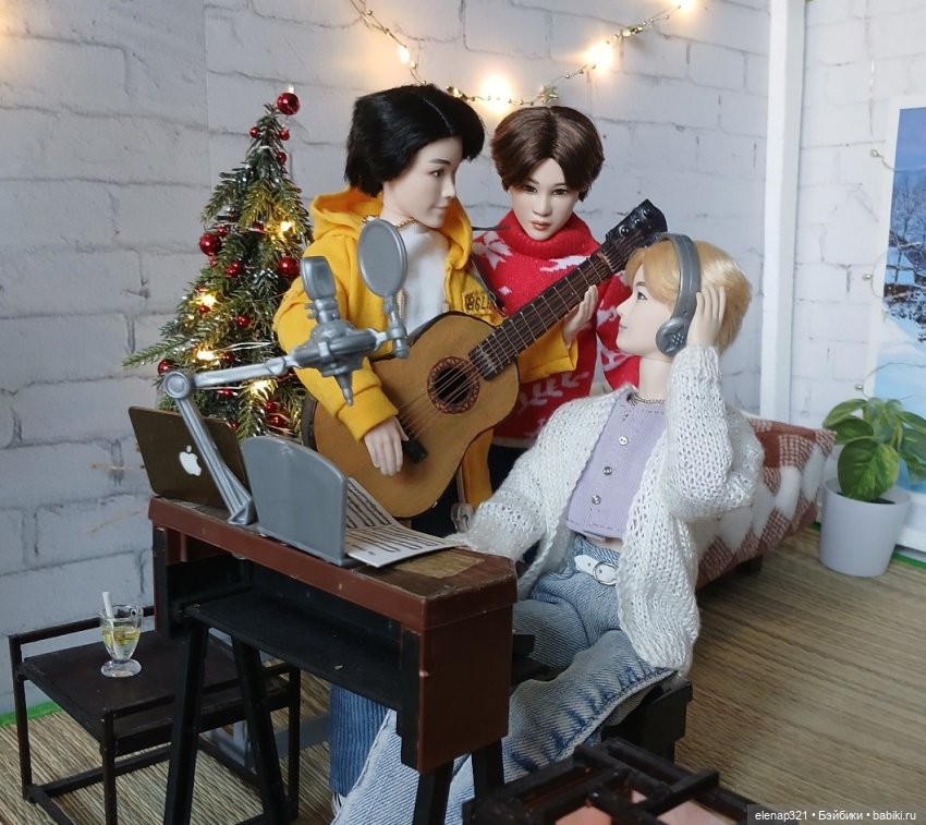 Новогоднее вдохновение — Куклы BTS (БТС) от Mattel: K (фото 3)