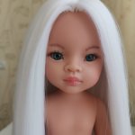 Белоснежная Маника 2 Паола рейна, прошитая искусственными трессами