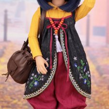 Аутфит Харлоу без обуви и сумки Руби ред