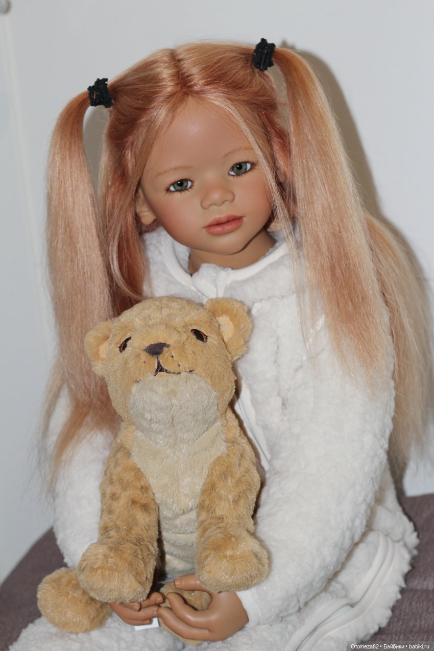Кинья и львëнок — Куклы Annette Himstedt (Аннетт Химстедт): коллекционные