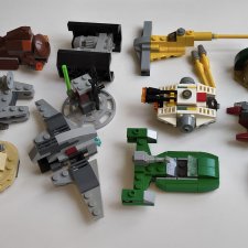 Лот мини моделей Star Wars из журналов Lego