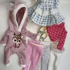 Лот одежды для кукол 16 см