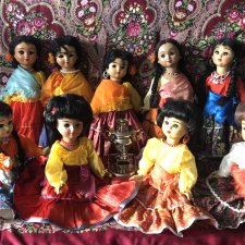 Цыганочки, вроде одинаковые, но такие разные. (Ивановская фабрика кукол)