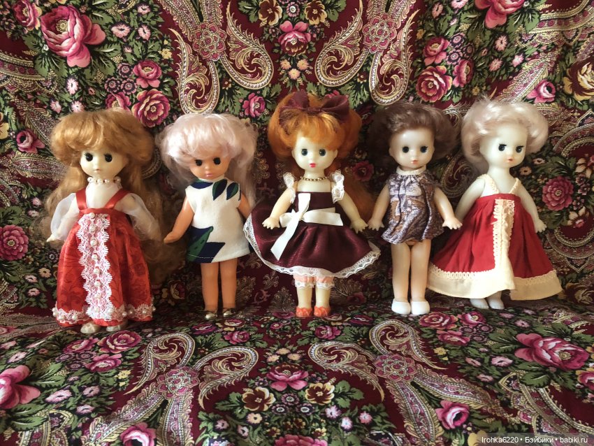 Ивановские пластмассовые куклы периода СССР
