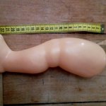 Нога целлулоидного пупса