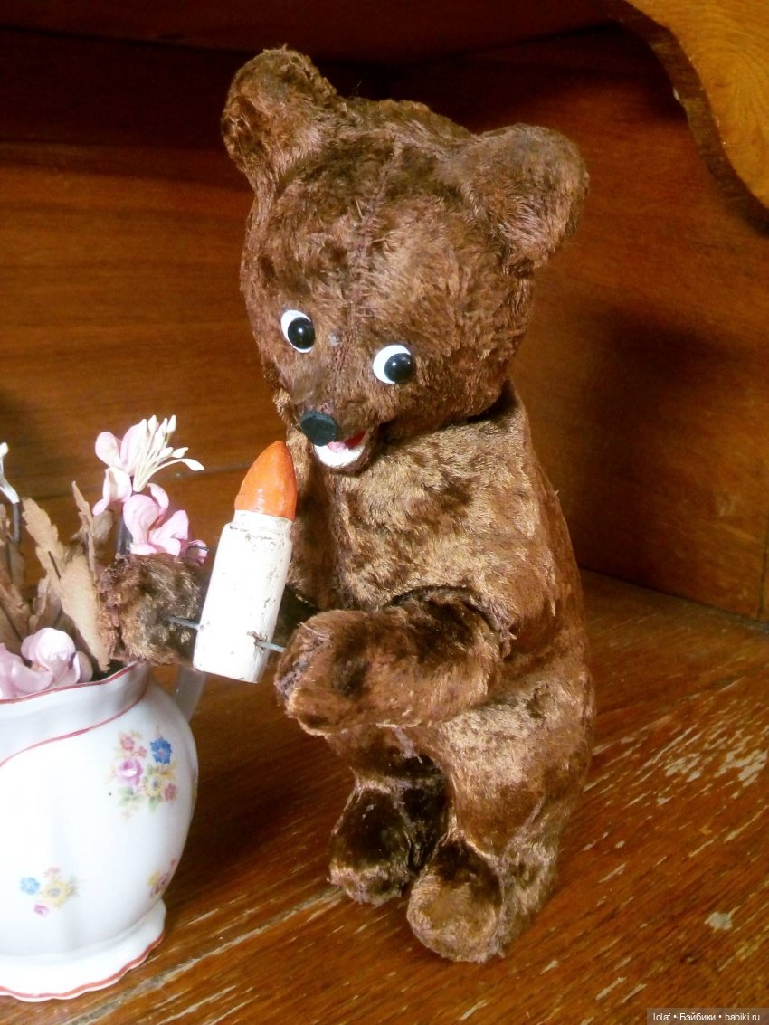 Ремонт механического прессопилочного медведя с соской 60-е гг. СССР (фото 9)