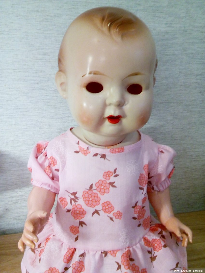 Ах, эти брови вразлёт — Ремонт кукол СССР и ГДР (немок): чернота (фото 4)