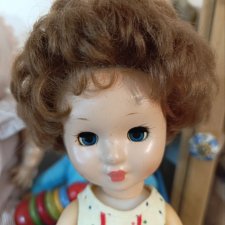 Невеста. Винтажная прессопилочная кукла