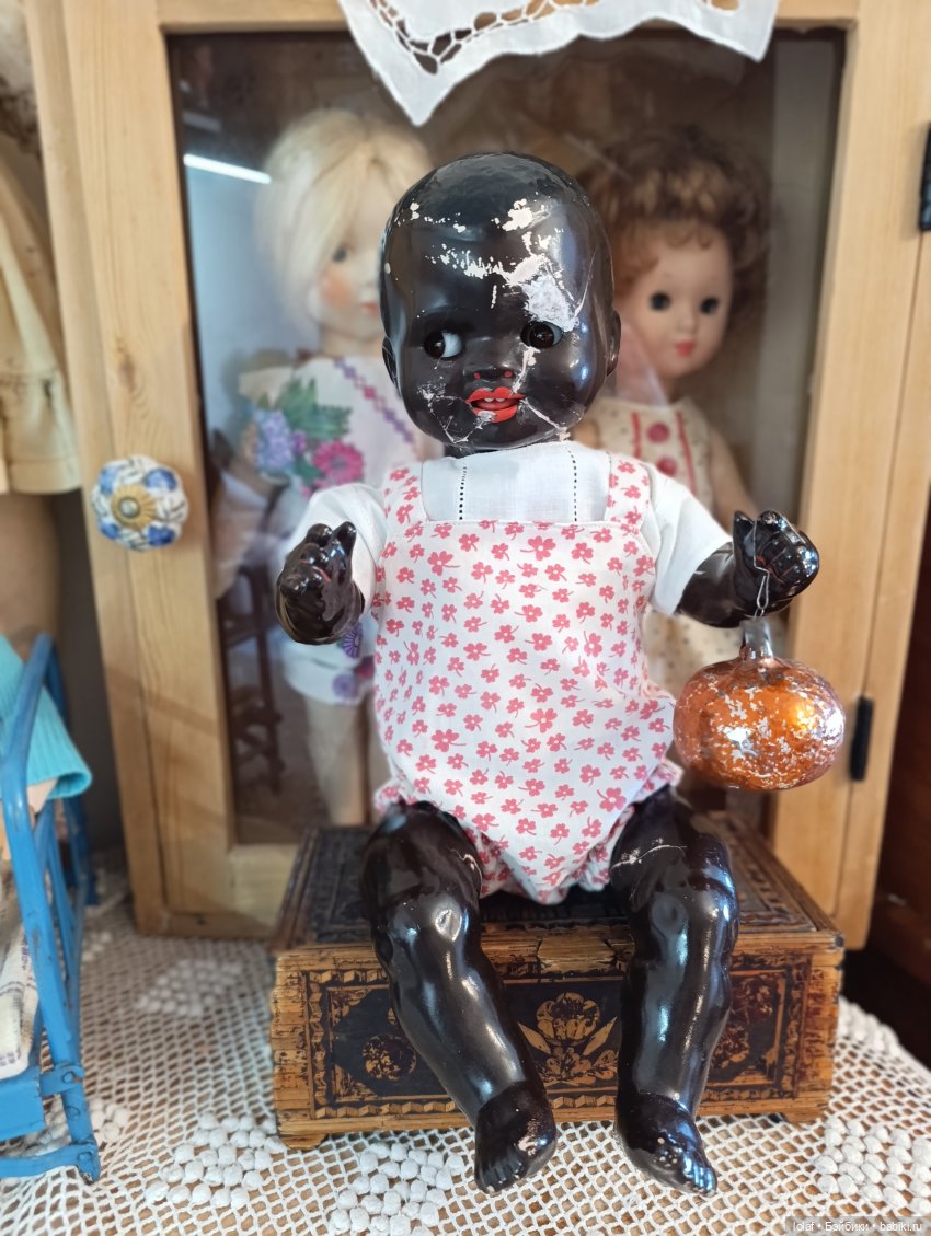 Наряд для Поля — Ремонт кукол СССР и ГДР (немок): чернота (фото 6)