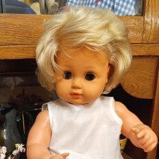 Кукла ГДР серии "Мой любимчик", 60-е года, редкая девочка