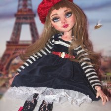 Авторская кукла из полимерной глины