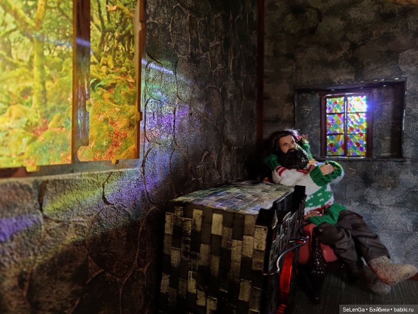 Румбокс 1/6 Хата Хагрида — Румбоксы и кукольные интерьеры: фото (фото 9)