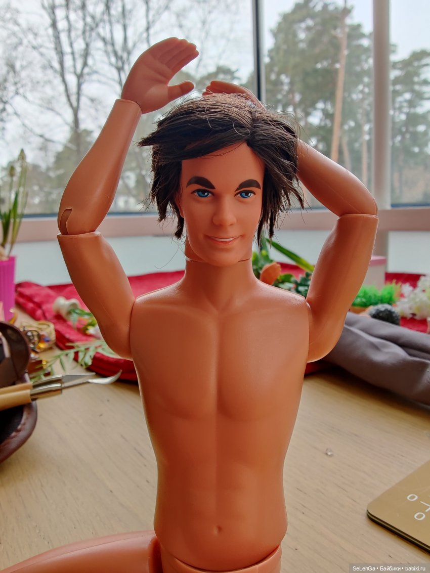 Как поженить голову винтажного Кена маттел и тело Симбы (фото 5)