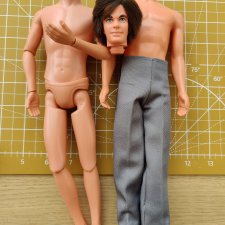 Как поженить голову винтажного Кена маттел и тело Симбы?