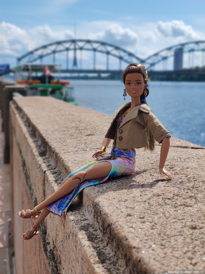 Рига, с высоты и с воды. #гуляем с куклами